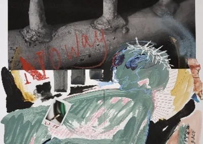 Mixed media - Limited space - 50 x 70 cm